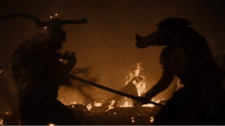 GoT combat fond flammes