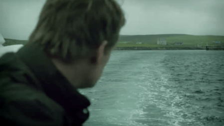 Shetland départ côté